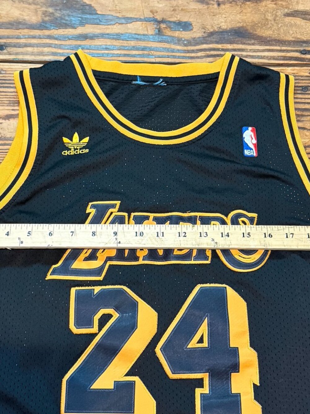 Vintage Adidas Kobe Bryant Lakers #24 Hardwood Classic Jersey Men's Size XL Rare - Picture 9 of 9